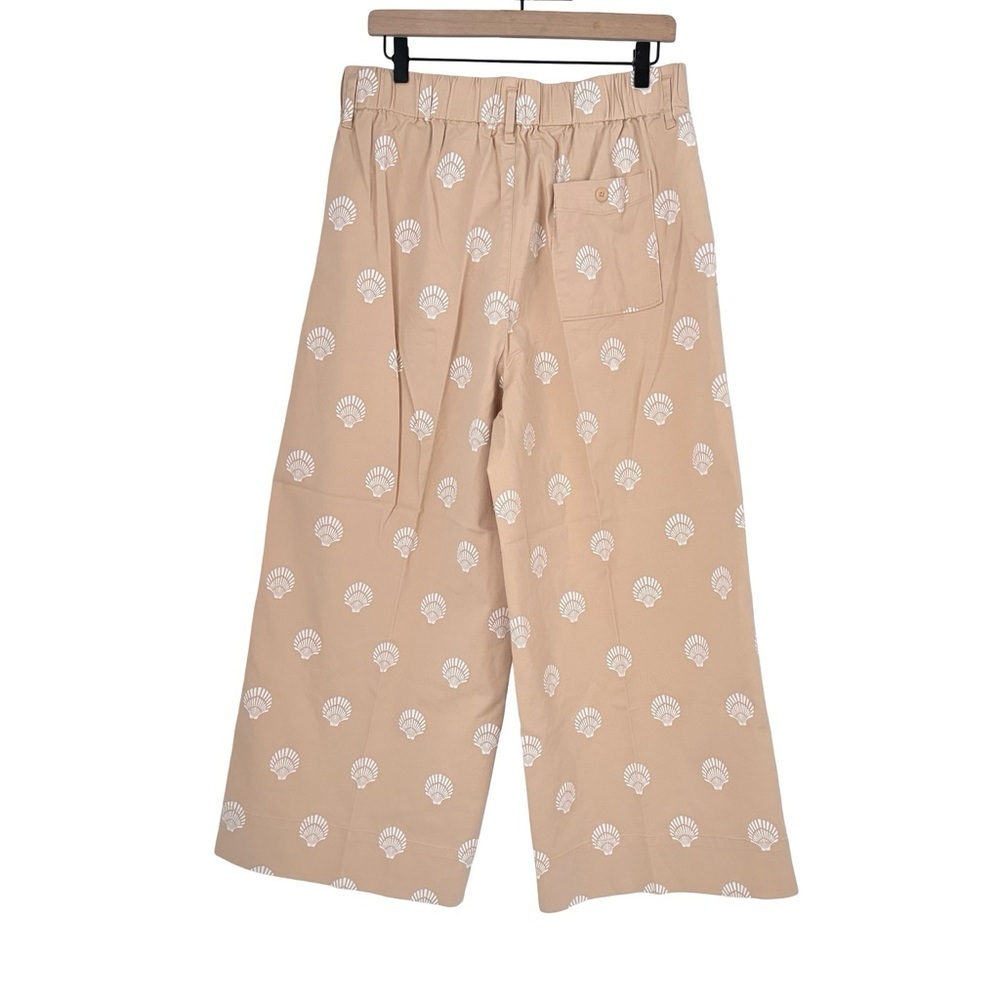 NWT J. Crew Pull On Wide Leg Chino Pants Sz L - Picture 3 of 8